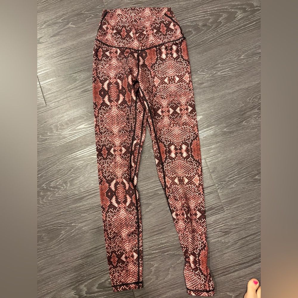 Colorfulkoala Snake Print Leggings Size Small